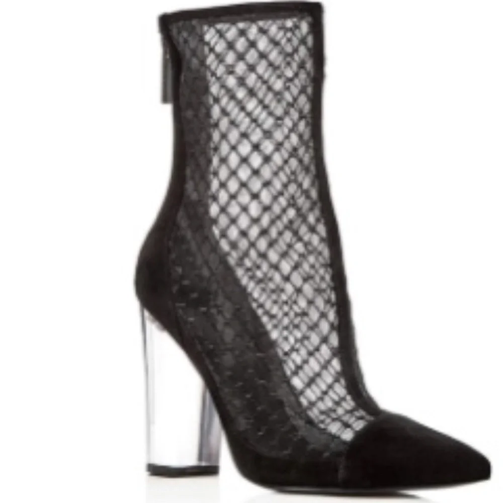 * Host Pick *Kendall & Kylie Haven Mesh/Suede Booties - Picture 1 of 10